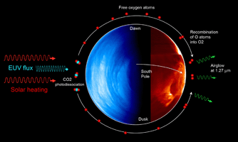 Venus Oxygen Airglow scheme